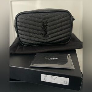 Yves Saint Laurent Mini Monogram Matelasse Lou Camera bag